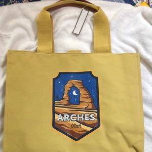 Arches Utah Tote Bag office school National Park Tote New NWT